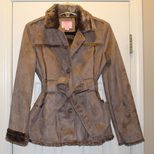 Girls Suede-Looking Jacket